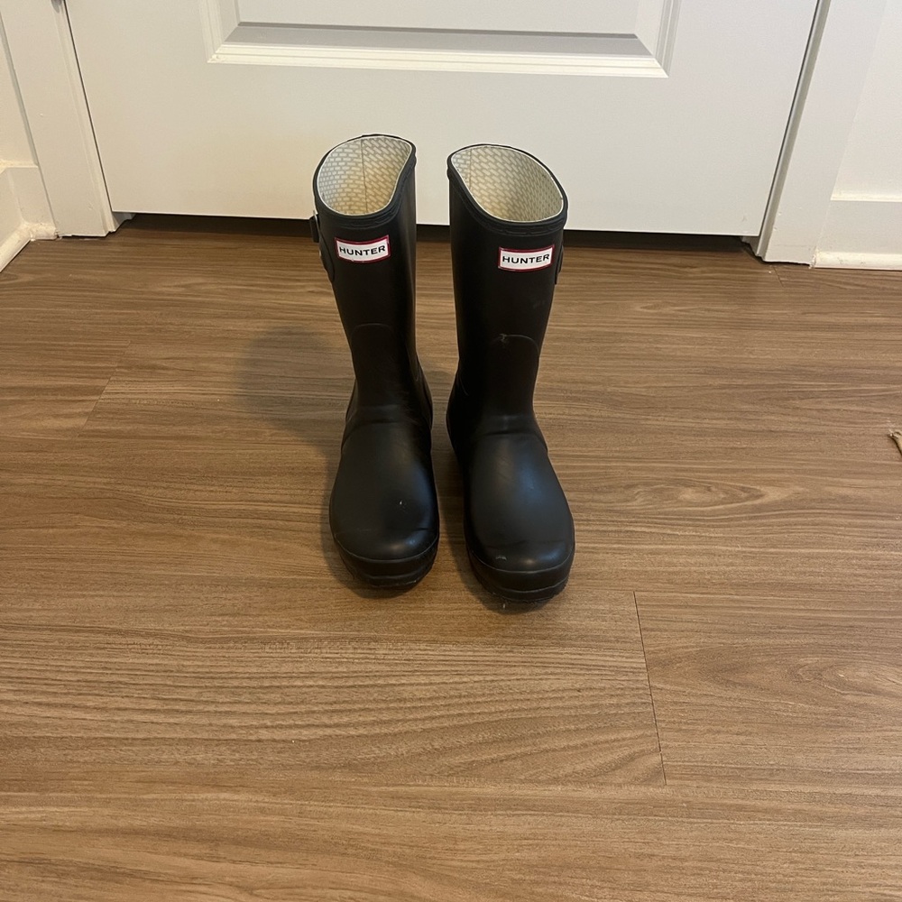 Hunter Gray Short Boots